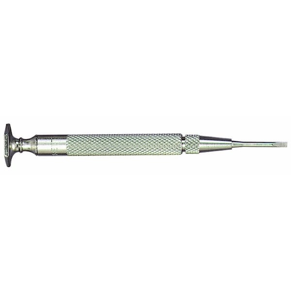 Starrett Jewelers Screwdriver, 0.070"/1.8mm Blade - 555C
