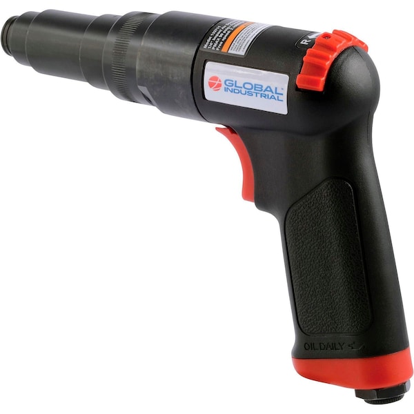 Global Industrial Air Impact Screwdriver, 1/4 Drive Size, Clutch Drive, 2100 RPM - 133711