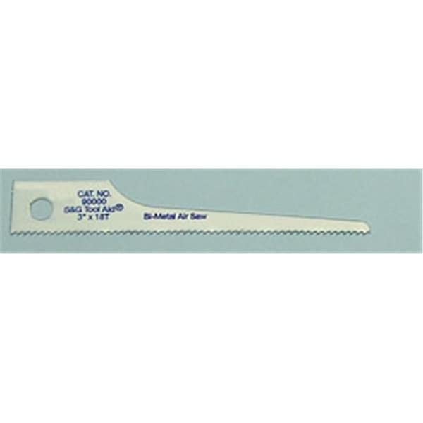S&G Tool Aid S and G Tool Aid 90000 Air Saw Blades 3 in. Scroll 18Tpi - S&334819