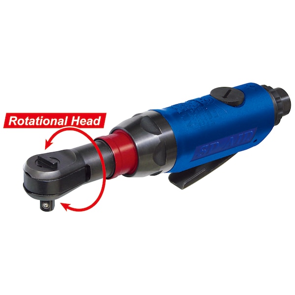 Sp Air 3/8 " Rotational Head Mini Ratchet - SP-7772