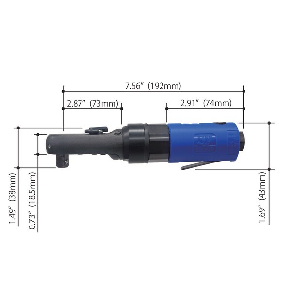Sp Air 1/4" The Perfect Impact Ratchet - SP-7260RP
