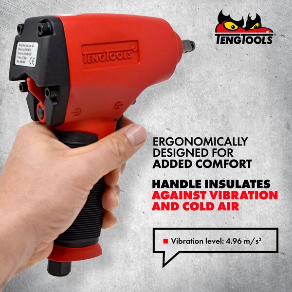 Teng Tools 3/8" Drive Reversible High Torque Aluminum Air Impact - ARWM38