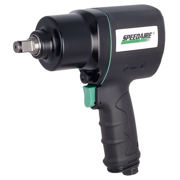 Speedaire Air Impact Wrench, 1/2 In Drive - 21AA56