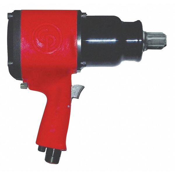 Chicago Pneumatic #5 Spline Air Impact Wrench, Pistol Handle, Max Torque Reverse 2800 ft. lbf, 3500 RPM, 2-Jaws - CP0611P-RLS