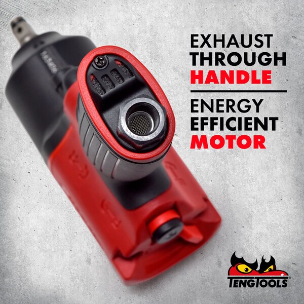 Teng Tools 3/8" Drive Reversible Composite Air Impact Wrench Gun - ARWC38