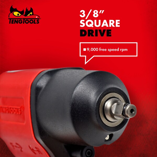 Teng Tools 3/8" Drive Reversible Composite Air Impact Wrench Gun - ARWC38