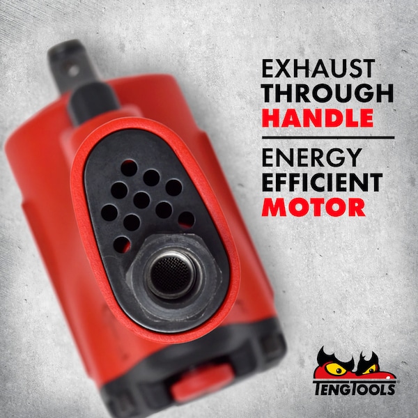 Teng Tools 1/2" Drive High Torque Mini Compact Air Impact Wrench - ARWM12M