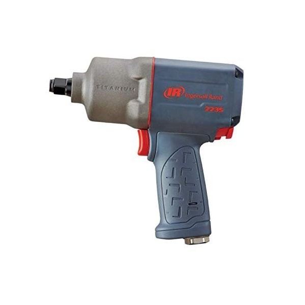 Ingersoll-Rand 1/2 Air Impact Wrench, 1350 ft-lbs Nut-busting Torque, Pistol Grip, Titanium Hammercase - IRT2235TIMAX