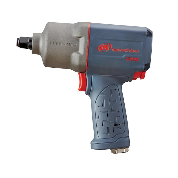 Ingersoll-Rand 1/2 Air Impact Wrench, 1350 ft-lbs Nut-busting Torque, Pistol Grip, Titanium Hammercase - IRT2235TIMAX