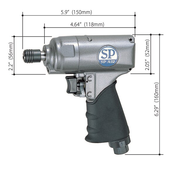 Sp Air 1/4" Hex Impact Driver, SP-8102BU - SP-8102BU