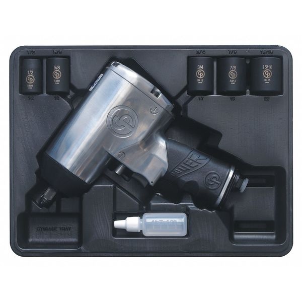 Chicago Pneumatic 1/2" Pistol Grip Impact Wrench Kit 610 ft.-lb. - CP749K