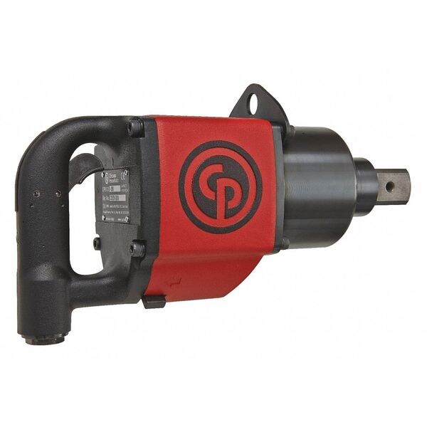 Chicago Pneumatic #5 Spline Air Impact Wrench D-Handle, Max Torque Reverse 5900 ft. lbf, 2800 RPM, Pinless Rocking Dog - CP6135-D80L