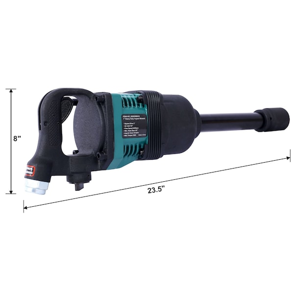 Edendirect Heavy-Duty 1 Inch Air Impact Wrench Gun with 38mm & 41mm Sockets - ED-W465115135