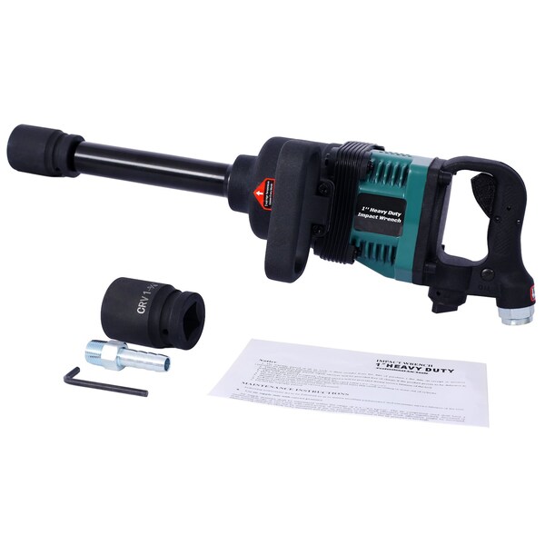 Edendirect Heavy-Duty 1 Inch Air Impact Wrench Gun with 38mm & 41mm Sockets - ED-W465115135