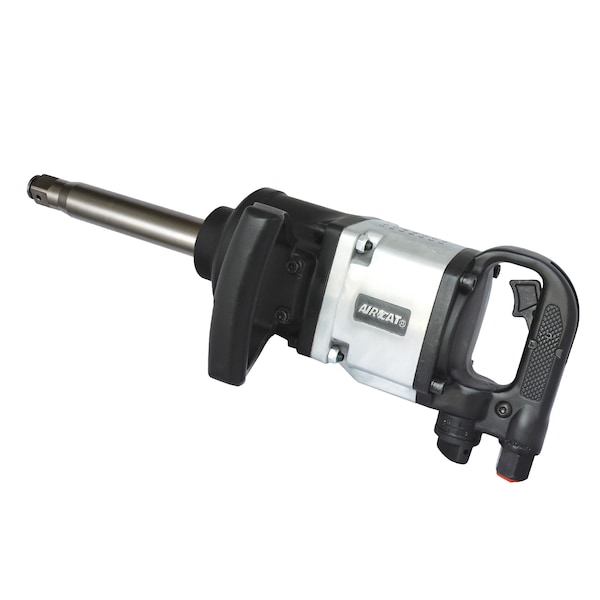 Aircat 1" Straight Impact Wrench With 8" Extended Anvil - 1992-A