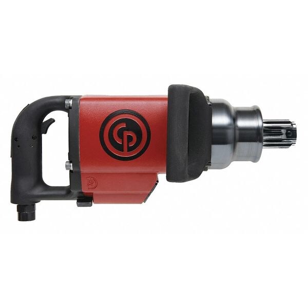 Chicago Pneumatic #5 Spline Air Impact Wrench, D-Handle, Max Torque Reverse 3600 ft. lbf, 3500 RPM, 2-Jaws - CP6120-D35L