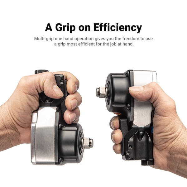 Capri Tools 1/2 in. Palm Air Impact Wrench, 400 ft. lbs. - CP33215