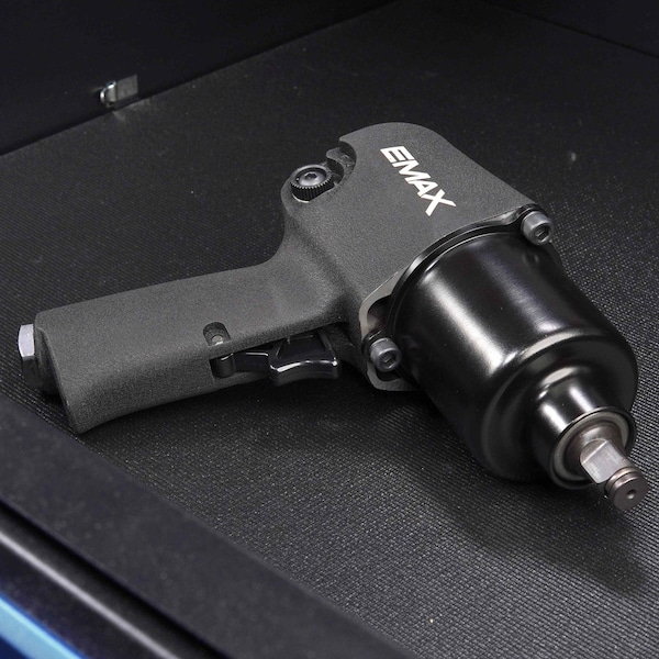 Emax Impact Wrench, Twin Hammr, 1/2 In.Drv, 500 ft. - EATIW05S1P