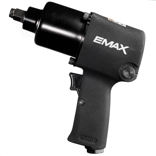 Emax Impact Wrench, Twin Hammr, 1/2 In.Drv, 500 ft. - EATIW05S1P