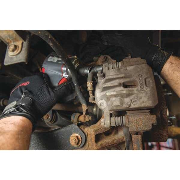 Ingersoll-Rand 3/8" Air Impact Wrench, Quiet, Ultra Compact, 475ft-lb Torque - 15QMAX