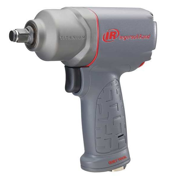 Ingersoll-Rand 1/2" Air Impact Wrench, Quiet, 300 ft-lbs Max Reverse Torque - 2125QTIMAX