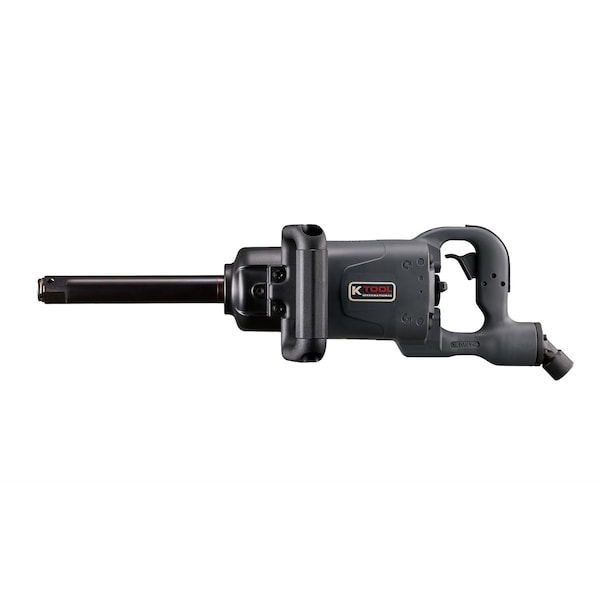 K-Tool International Air Imapct Wrench 1 In. Dr W/ 6 In. Ext Anvil Super Duty 3200 Ft. Lb. D Handle - KTI81792