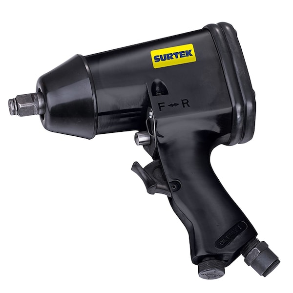 Surtek 1/2in Drive Impact Wrench Pneumatic Gun Rocking Dog System 207 Ft-Lb - PI412A