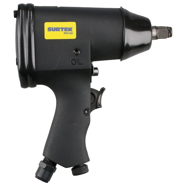 Surtek 1/2in Drive Impact Wrench Pneumatic Gun Rocking Dog System 207 Ft-Lb - PI412A