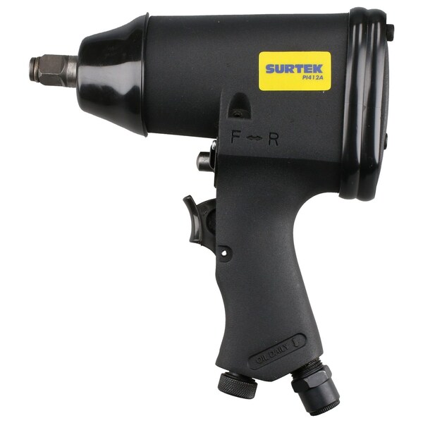 Surtek 1/2in Drive Impact Wrench Pneumatic Gun Rocking Dog System 207 Ft-Lb - PI412A