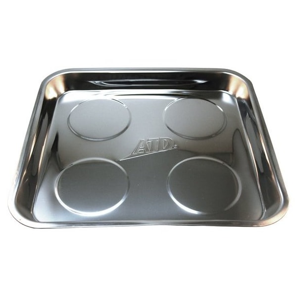 Atd Tools ATD Stainless Steel Square Magnetic Tray - 8762