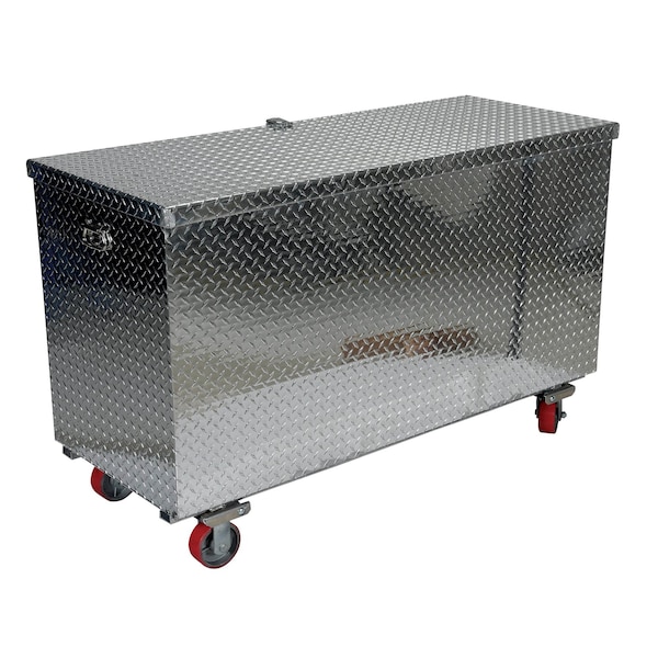 Vestil Aluminum Tool Box With Casters 2500 lb Capacity 24 x 60 - APTS-2460-C