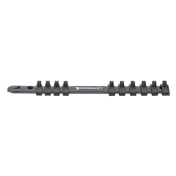 Stahlwille Tools RAIL FOR 1/4'' DRIVE SOCKETS, FOR 10 SOCKETS, L. 255 MM - 12916/10