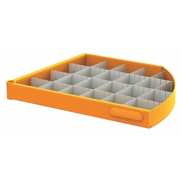 Swivel Storage Solutions Drawer Divider with Steel, 2 in H x 23 3/4 in W - PRDDG8000