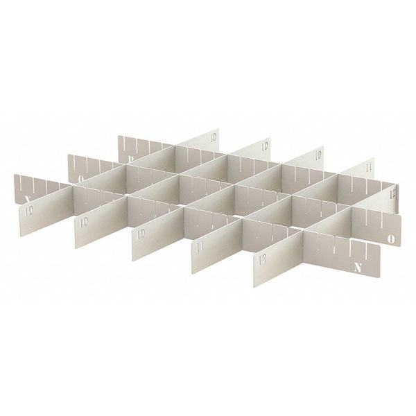 Swivel Storage Solutions Drawer Divider with Steel, 2 in H x 23 3/4 in W - PRDDG8000