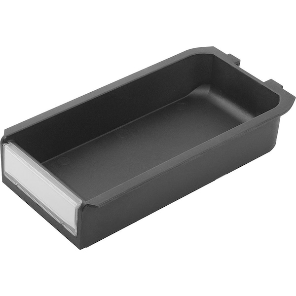 Kipp Grab Container, For Mounting Profile, Form:C, B=110, 6, L=200, H=40, Polyamide Black - K1629.20110205