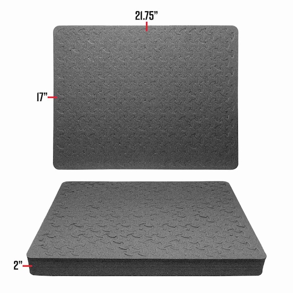 Eylar RAGAR 21.75in x 17in Reconfigurable & Reusable Protective XP Crosslinked Foam Insert - RG00041-XP