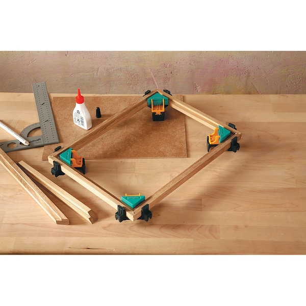Richelieu Hardware 3/8-inch to 1-inch (10 mm to 25 mm) Corner Clamp, PK 2 - 3051404