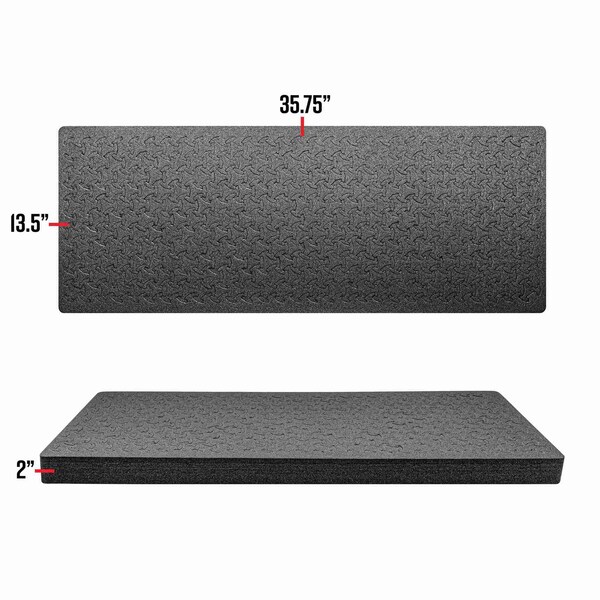Eylar RAGAR 35.75in x 13.5in Reconfigurable & Reusable Protective XP Crosslinked Foam Insert - RG00013-XP