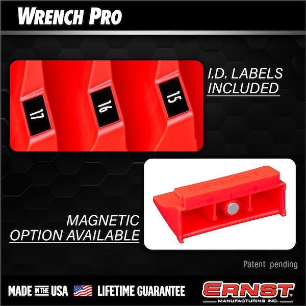 Ernst Manufacturing 40 Tool Modular Wrench Pro - Green - 5416