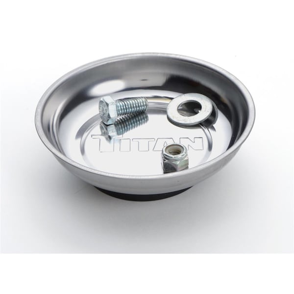 Titan 4-1/4 In. Round Magnetic Parts Tray - 11189
