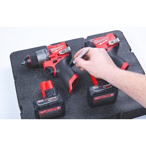 5S Supplies Replacement Foam for Milwaukee PACKOUT 48-22-8426 6 Piece Foam Kit - MP-48-22-8426-BLK/RED
