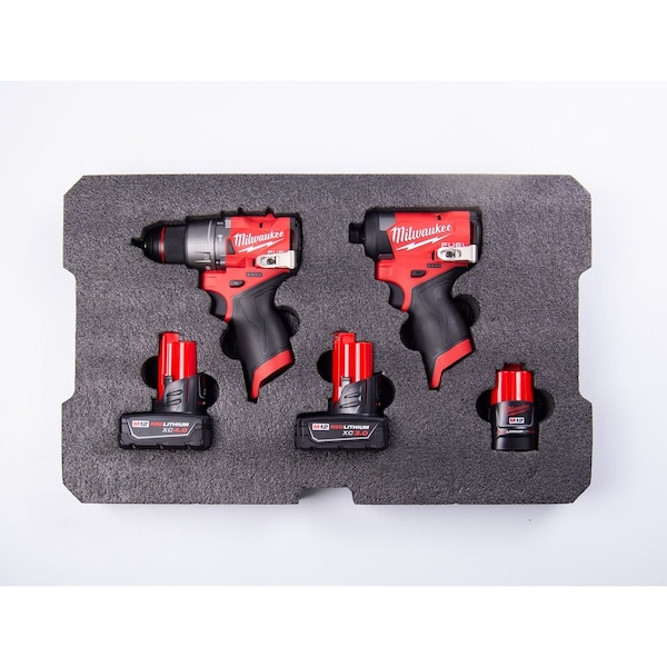 5S Supplies Replacement Foam for Milwaukee PACKOUT 48-22-8426 6 Piece Foam Kit - MP-48-22-8426-BLK/RED