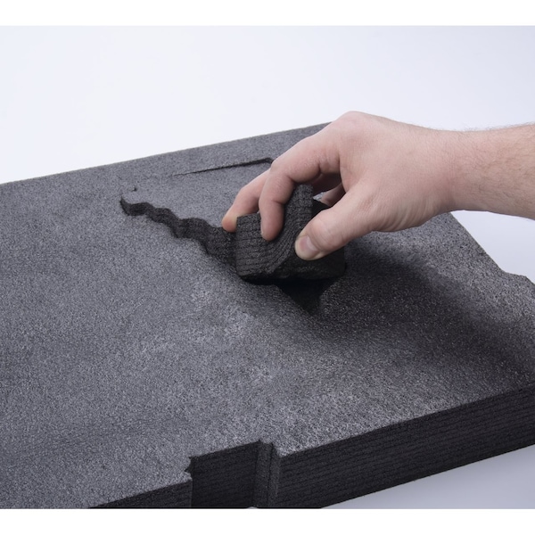 5S Supplies Replacement Foam for Milwaukee PACKOUT 48-22-8426 6 Piece Foam Kit - MP-48-22-8426-BLK/RED