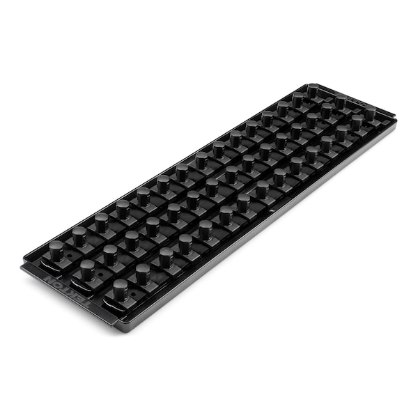 Tekton 1/2 Inch Drive 3-Rail Socket Organizer Set, Black (45-Tool) - OST27245