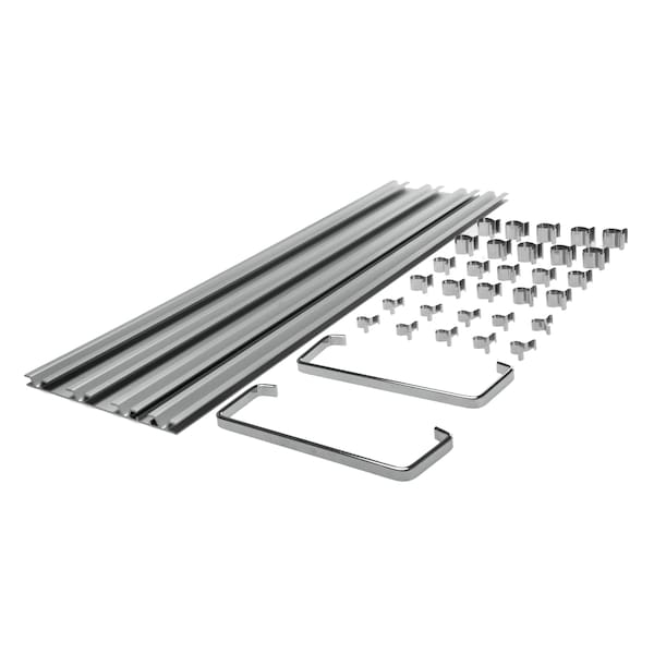 Teng Tools ALU450 33 Piece 450mm Four Track Aluminium Clip Rail Tray - ALU450