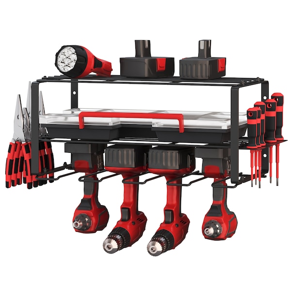 Stalwart 3-Tier Power Tool Organizer Shelving - 75-TS2005