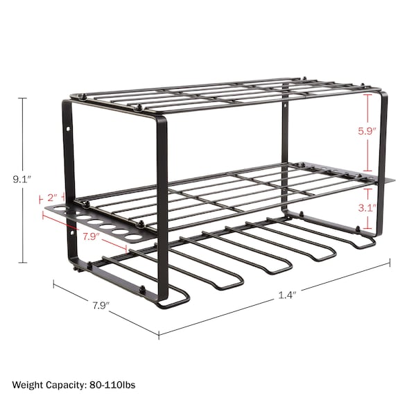Stalwart 3-Tier Power Tool Organizer Shelving - 75-TS2005