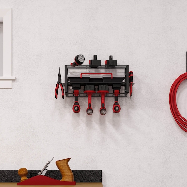 Stalwart 3-Tier Power Tool Organizer Shelving - 75-TS2005