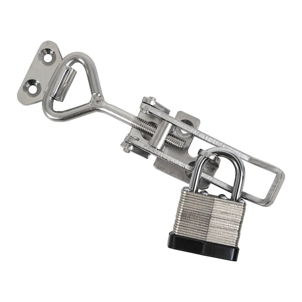 Buyers Products 6 Heavy Duty Stainless Steel Adjustable-Grip Draw Latch - 3049352