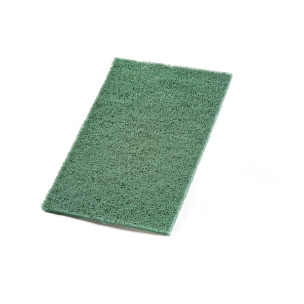 Almohadilla de mano Vsm, AO, Fina, 9"x6", Verde, paquete de 10 - 402391